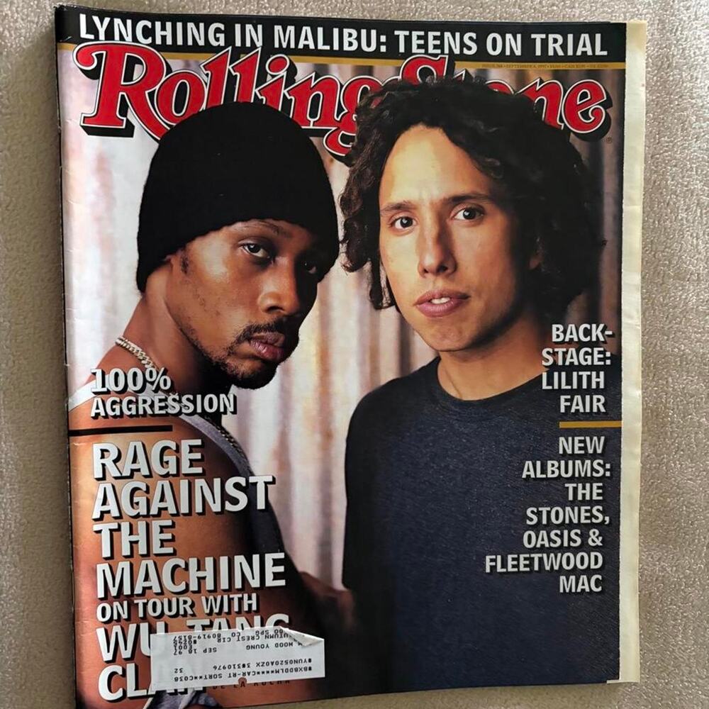 Rolling Stone Magazine Rage Against the Machine Wu-Tang Clan September 4 1997